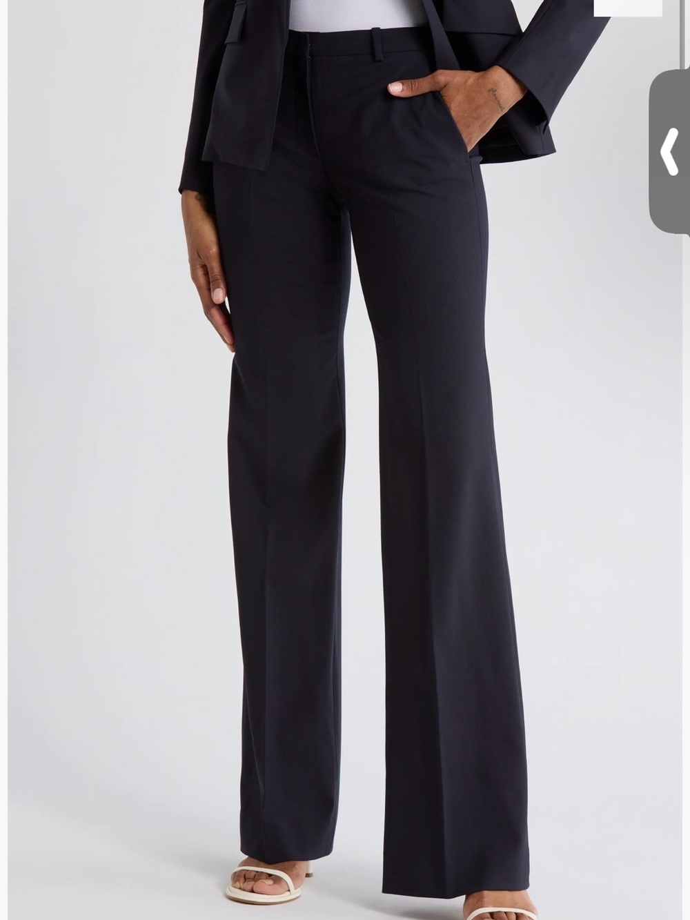 Theory Demitra Boot-Cut Dress Pants